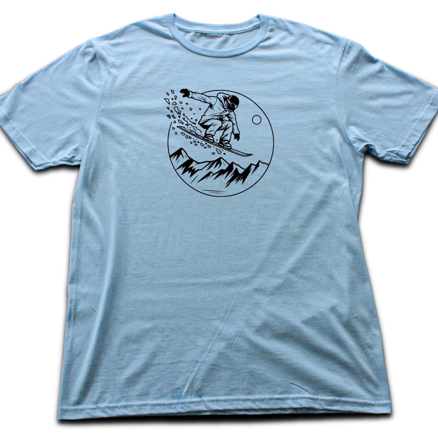 Snowboarder Round T-shirt