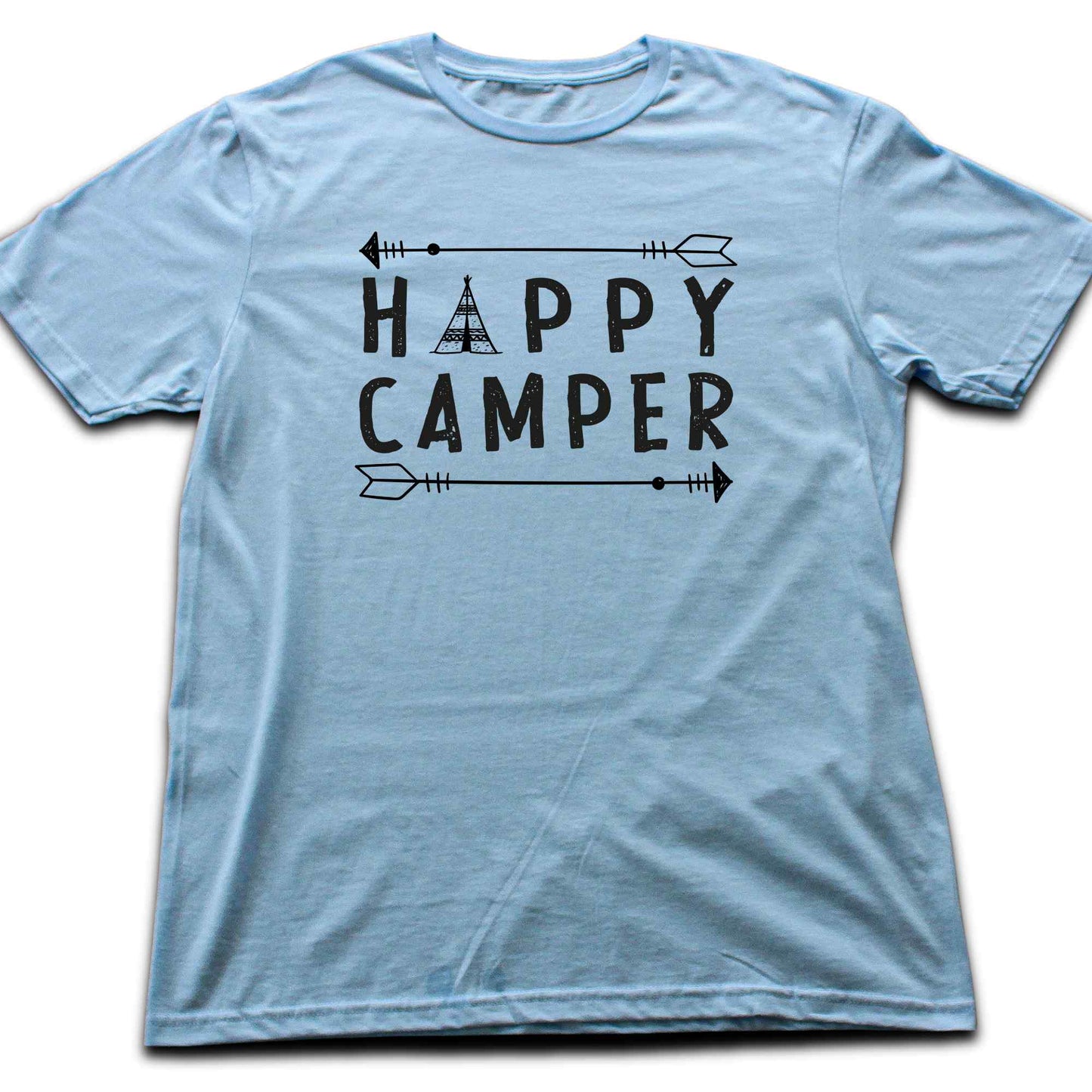 "Happy Camper Arrows" graphic T-shirt
