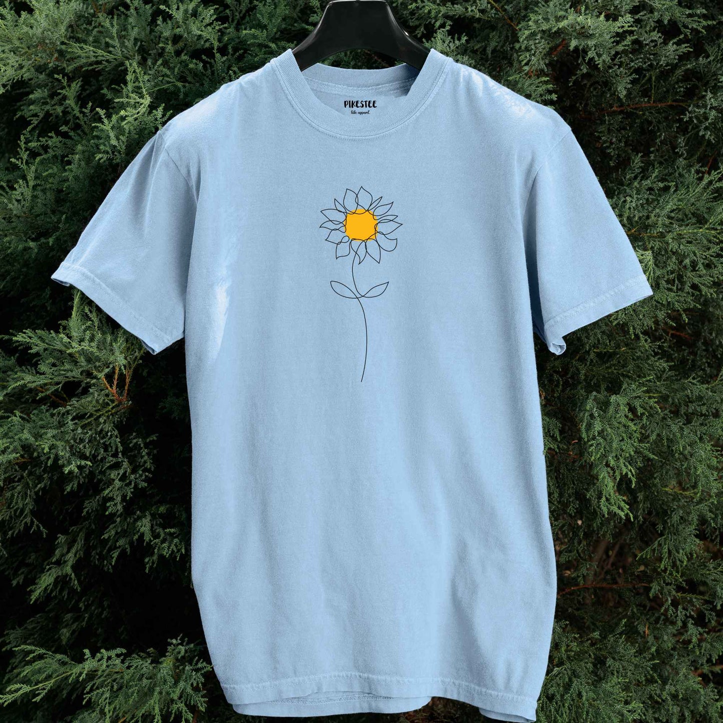 Sunflower Line art T-shirt