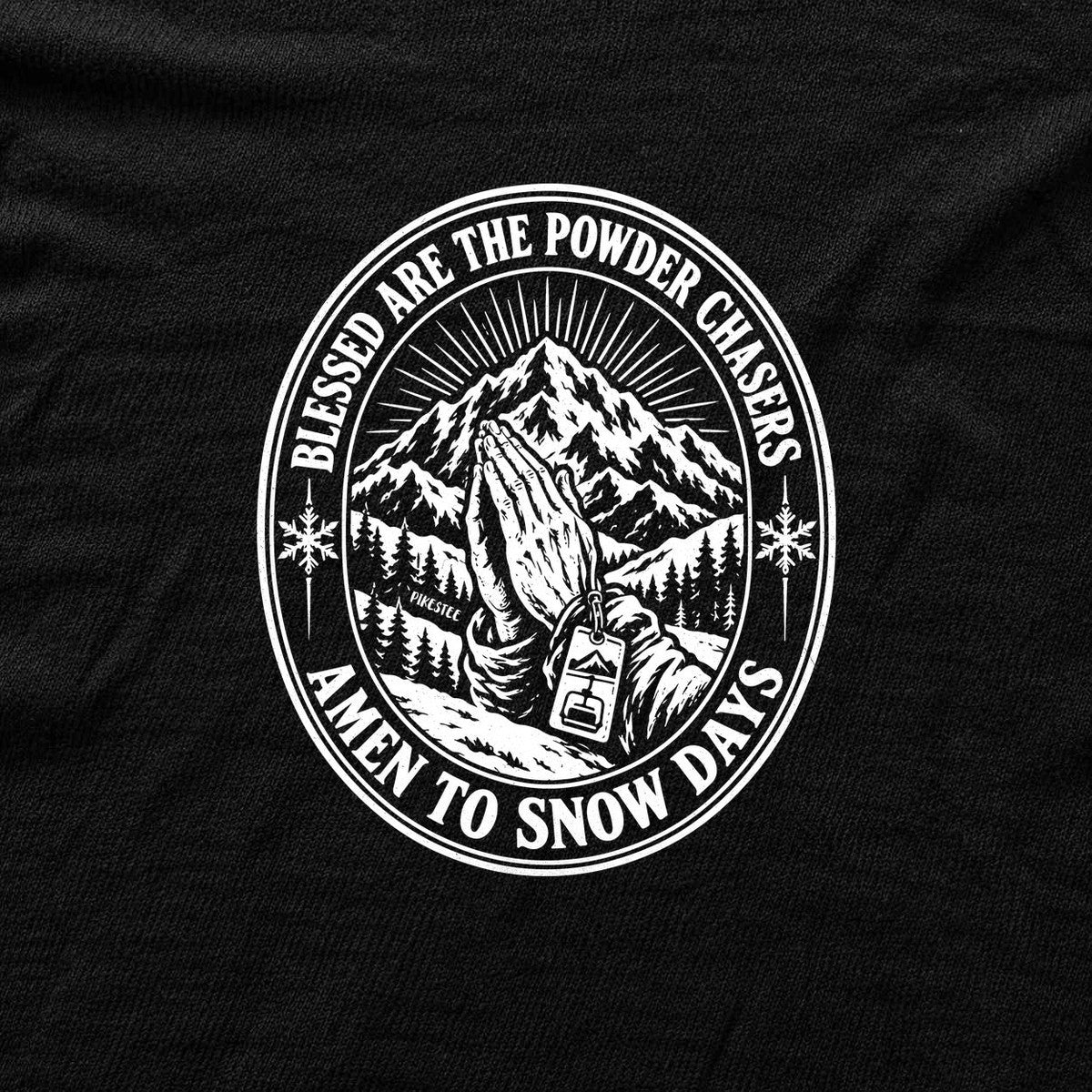Blessed Are The Chasers T-shirt - Black - hero