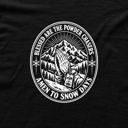 Blessed Are The Chasers T-shirt - Black - hero