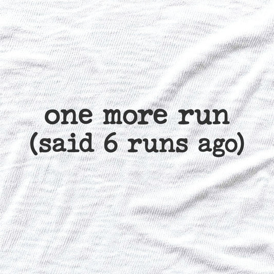 One More Run T-shirt - White - hero