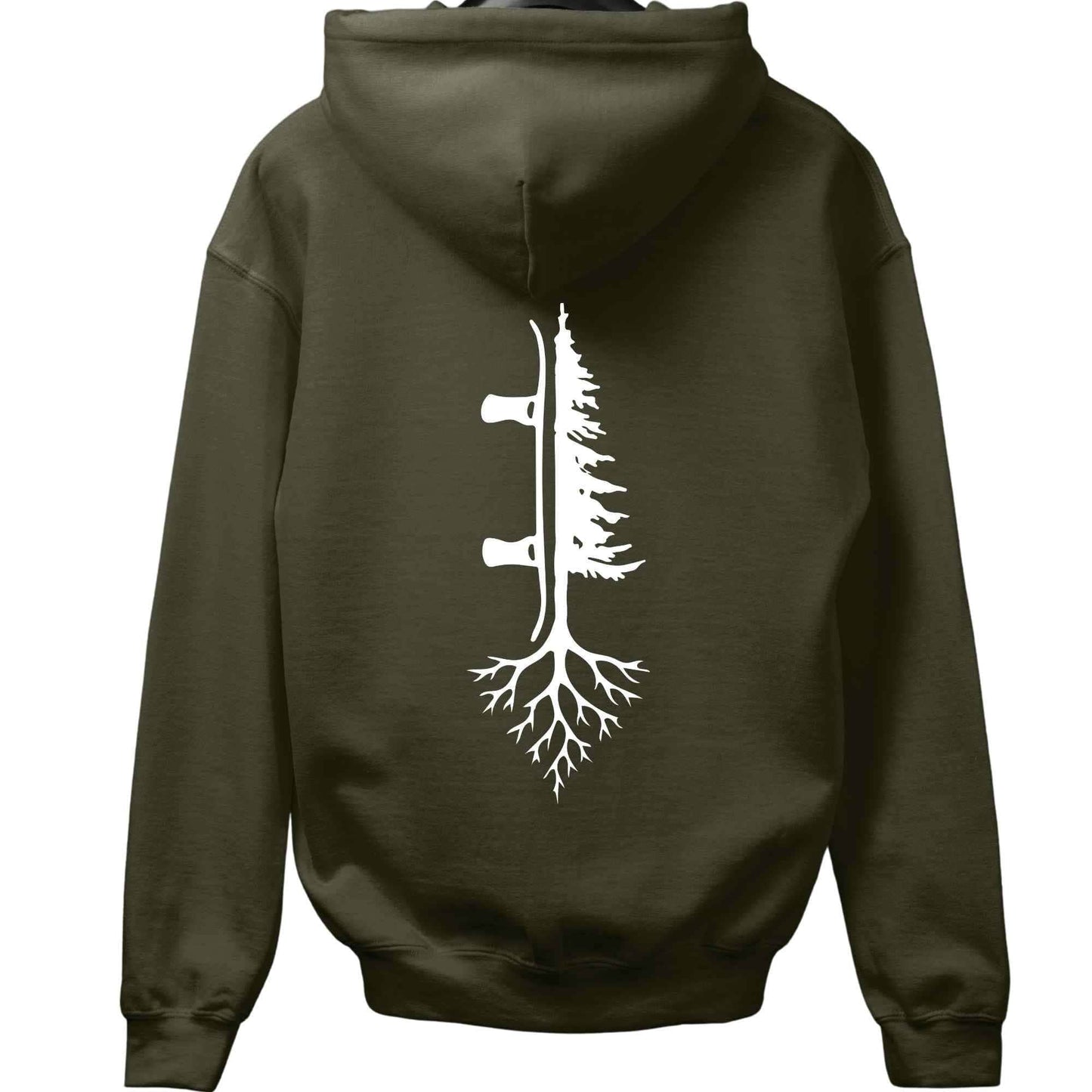 Snowboard Tree Back-Print Hoodie