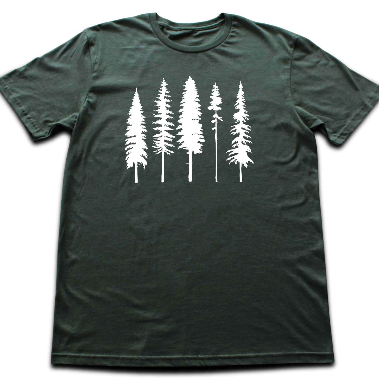 Line Of Pine Trees T-shirt