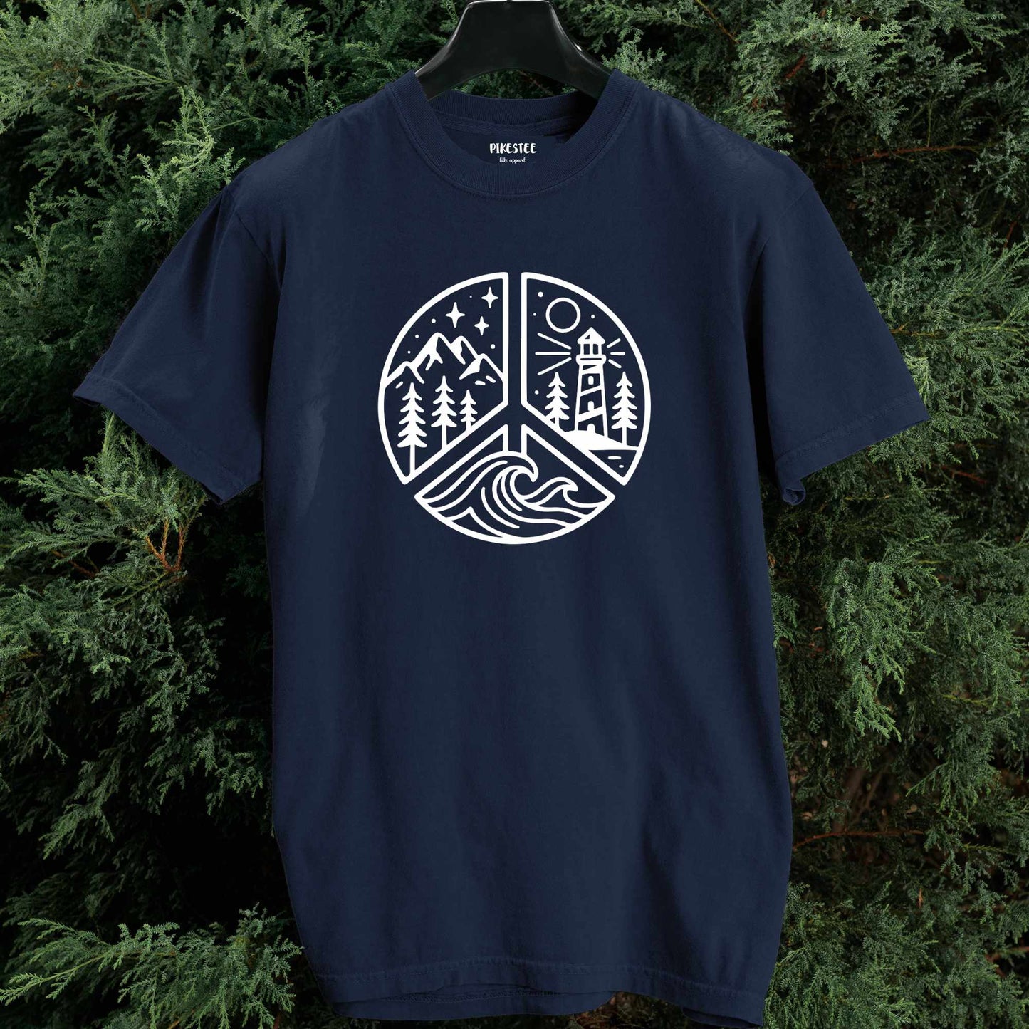 Peace Sign Lighthouse T-shirt