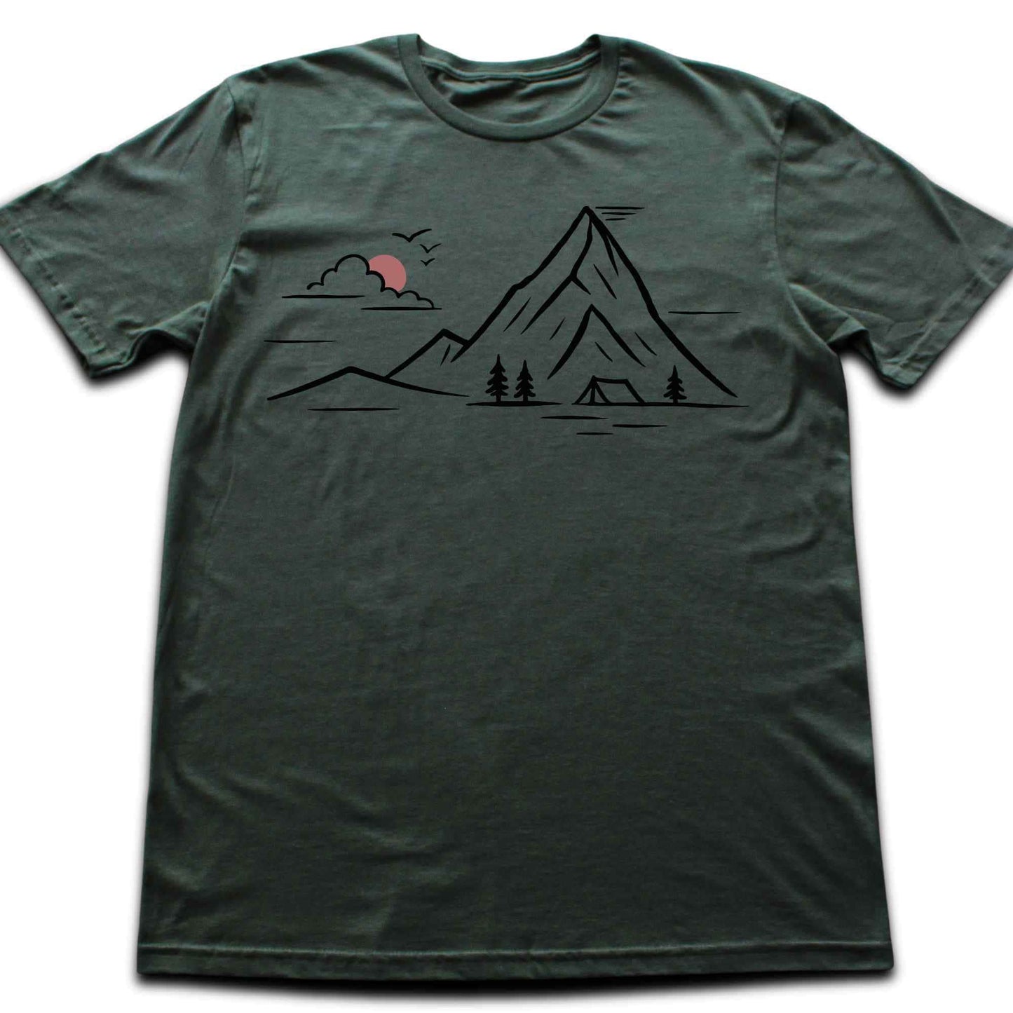 Minimalist Mountain Landscape T-shirt