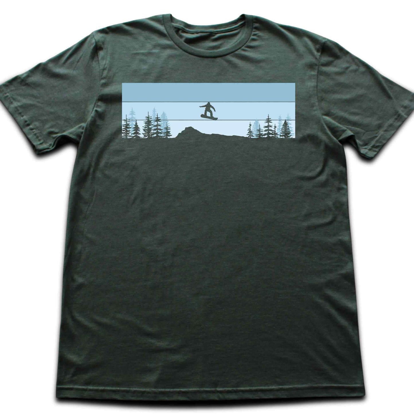 SnowBoard Mountain landscape T-shirt