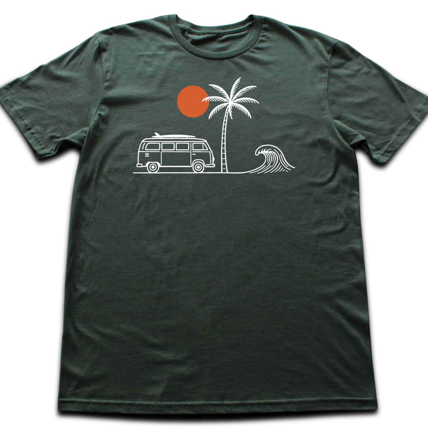 Surf Van And Wave T-shirt