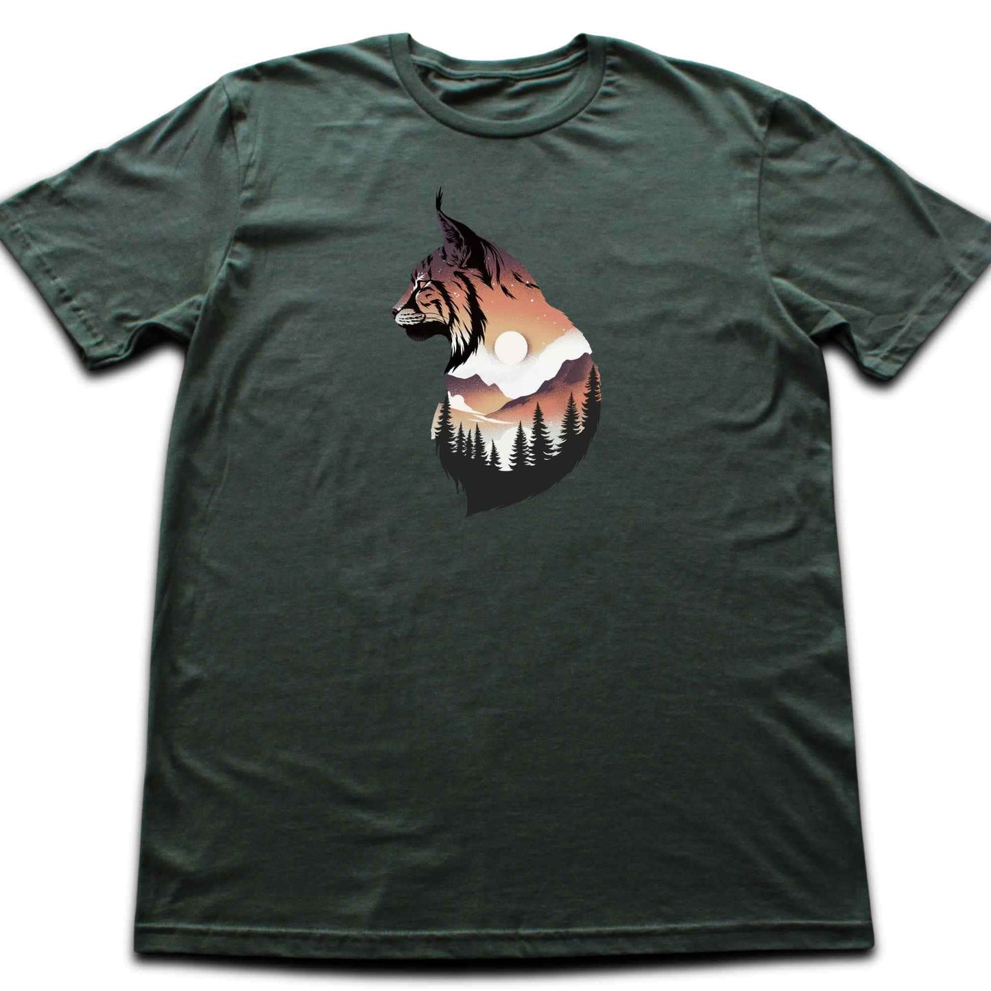 Lynx Colorfull Landscape T-shirt