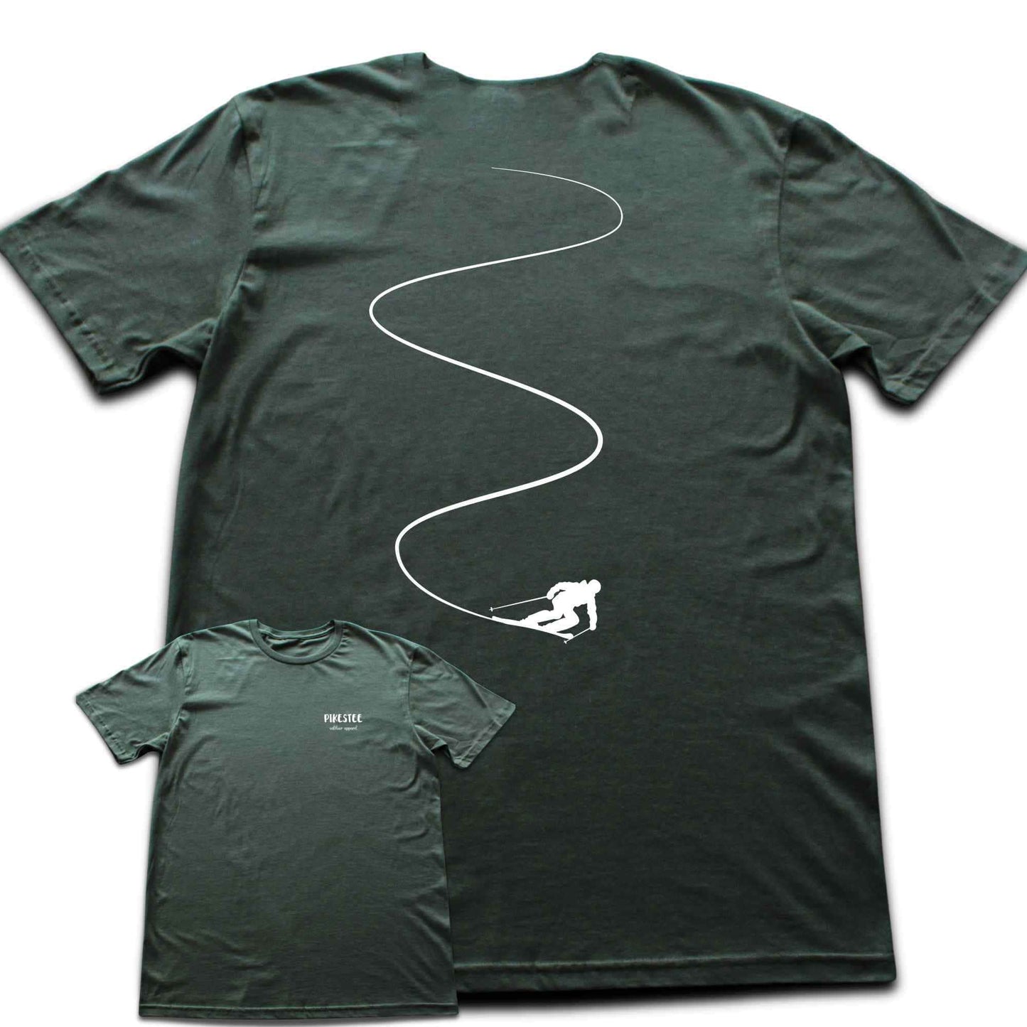 Back Print Ski Slalom T-shirt