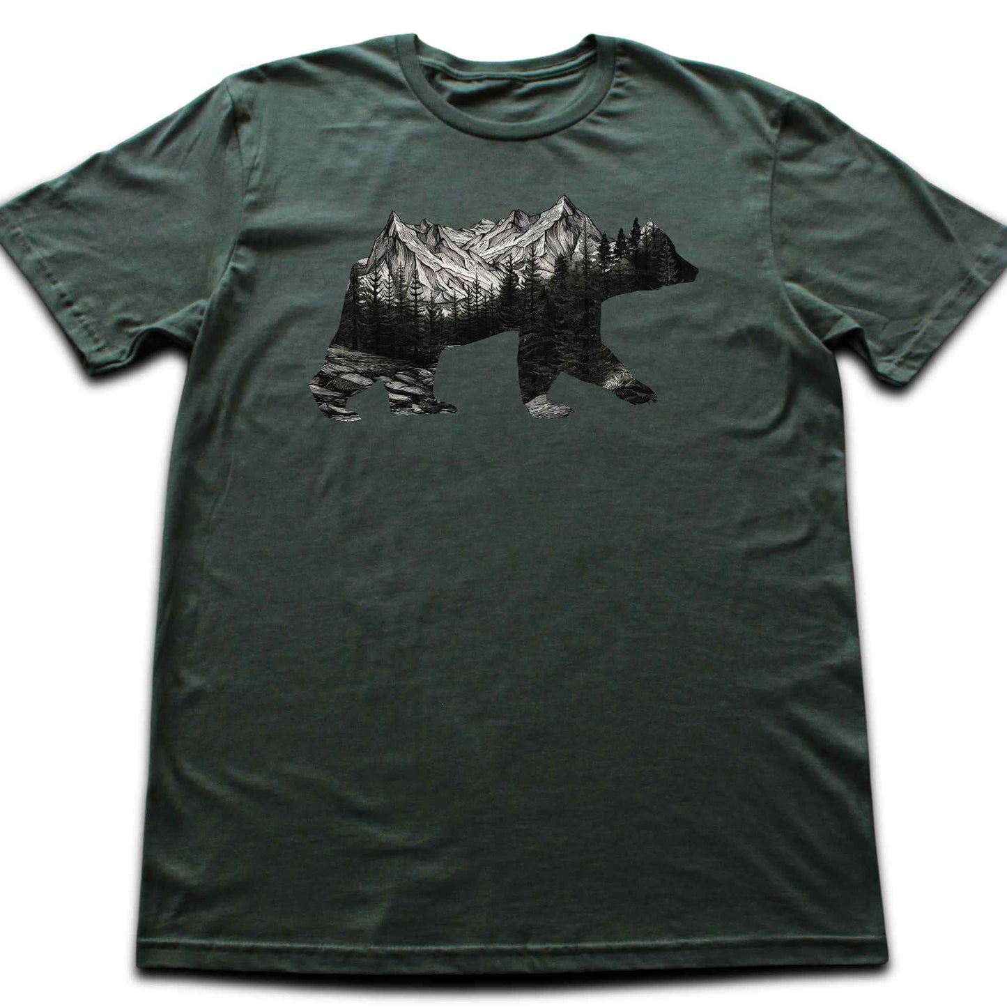 Bear landscape T-shirt
