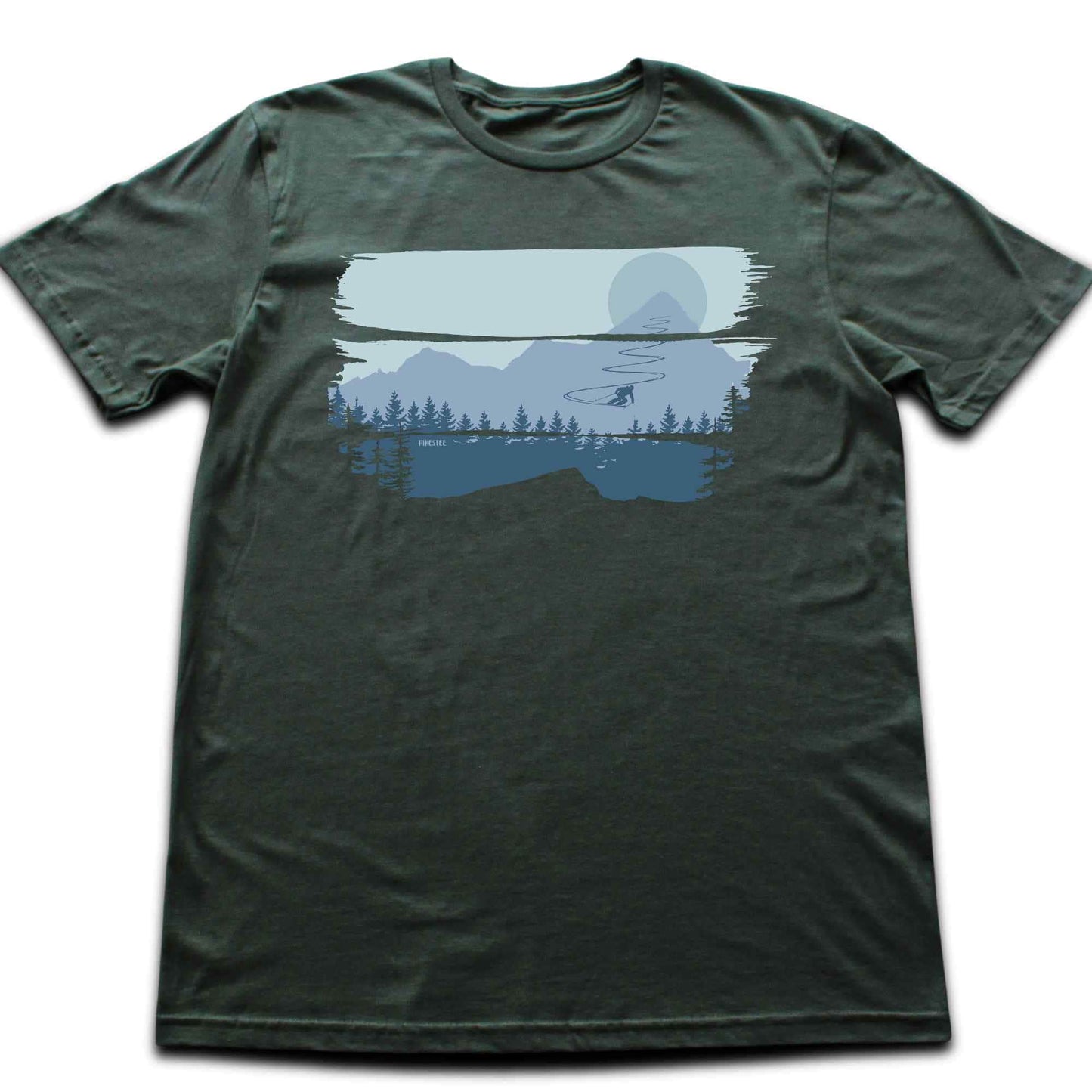 Ski Slalom Landscape T-shirt