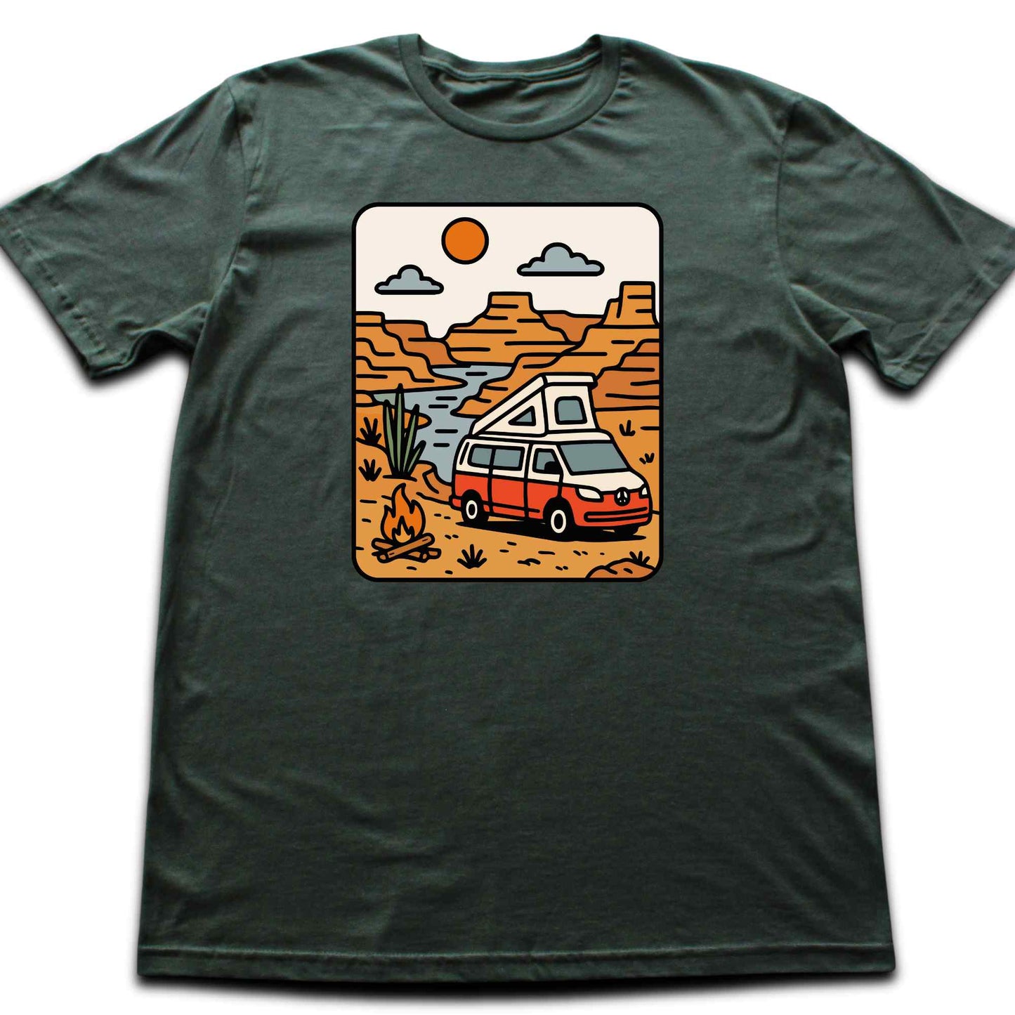 Cartoon Van Canyon T-shirt