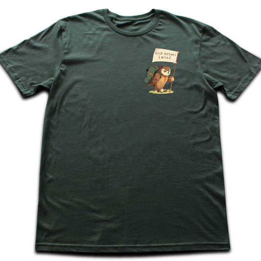 Keep Nature Wild, Eagle Owl T-shirt