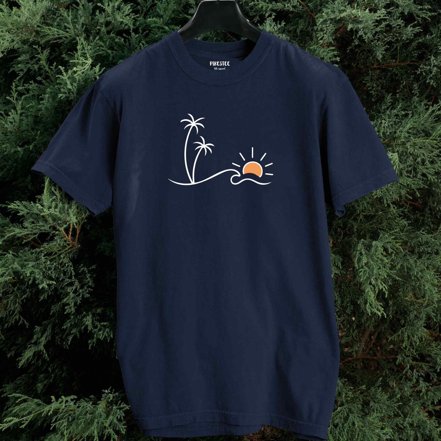 Miniamlist Beach Landscape T-shirt