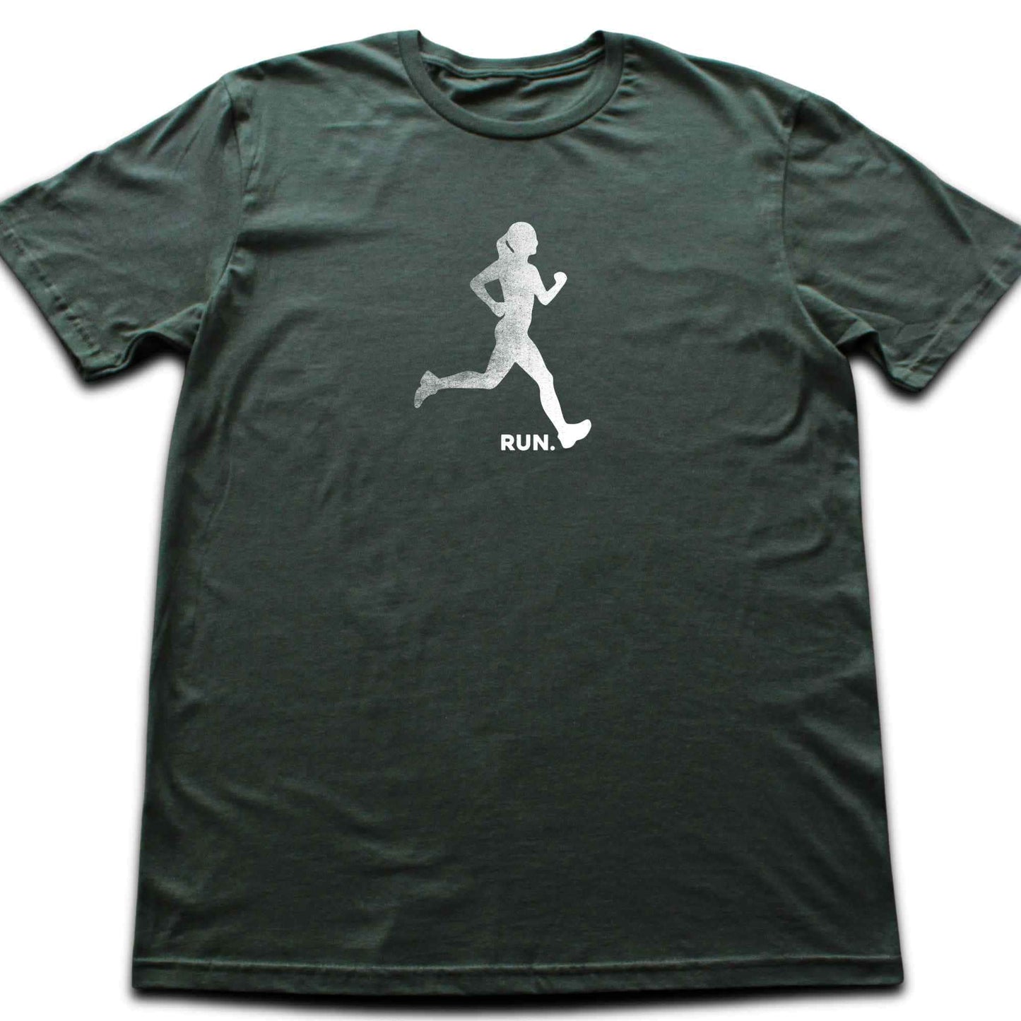 Run, Girl Silhouette T-shirt