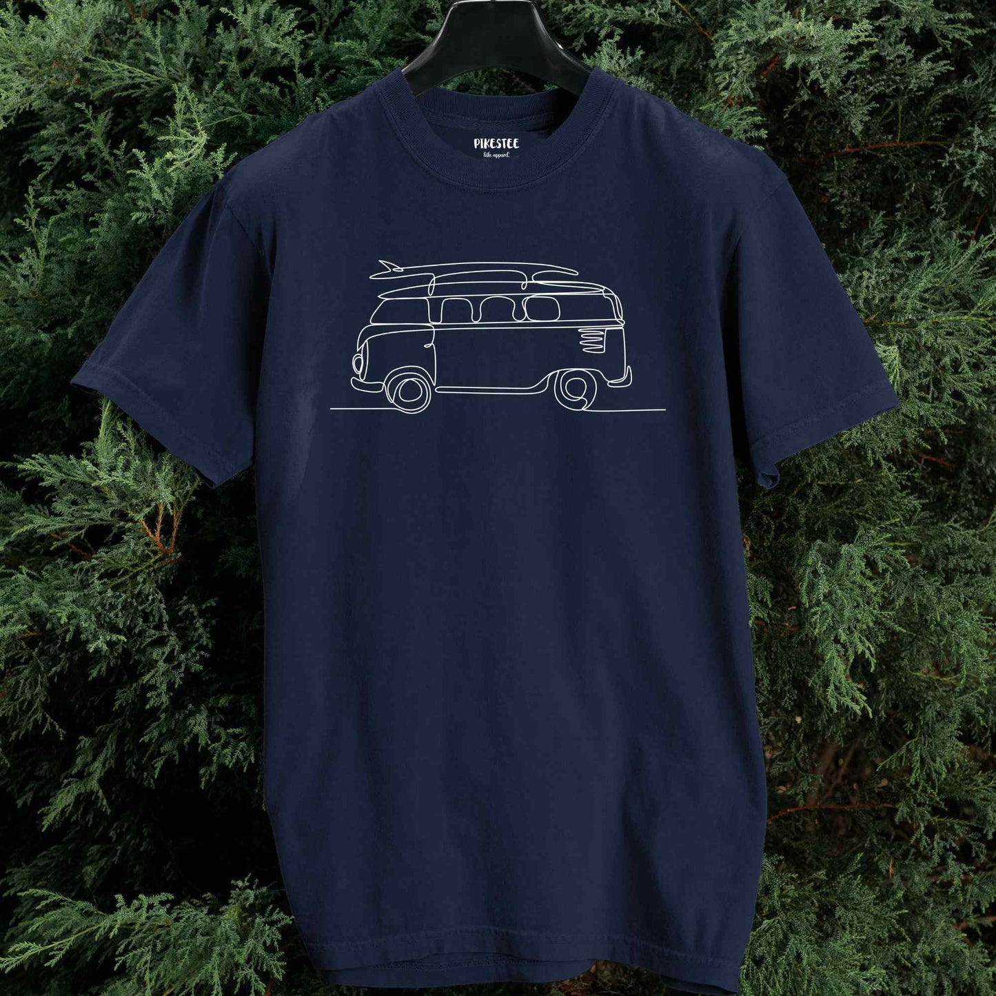 Surf Van Line Art T-shirt