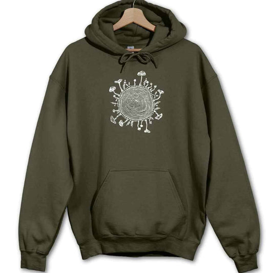 Trunk And Mushrooms Hoodie