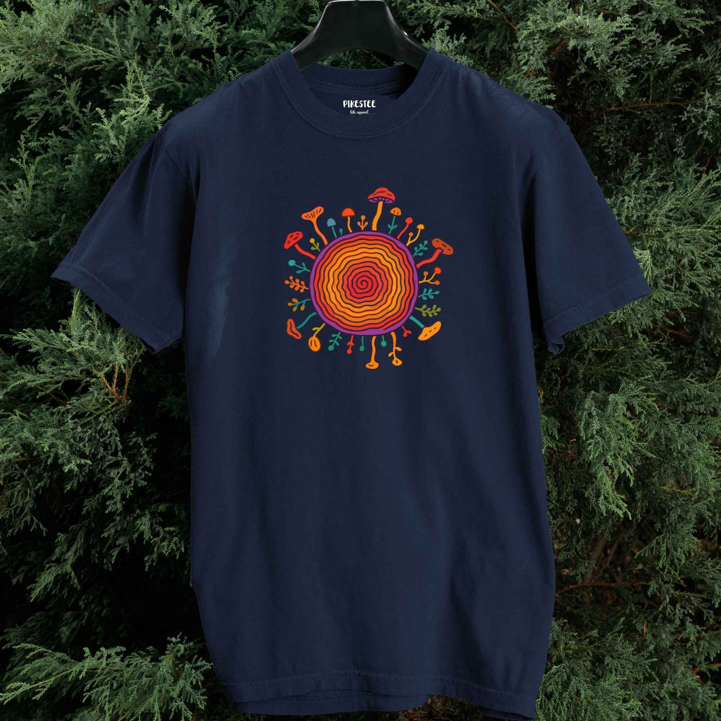ColorFull Trunk and Mushrooms T-shirt