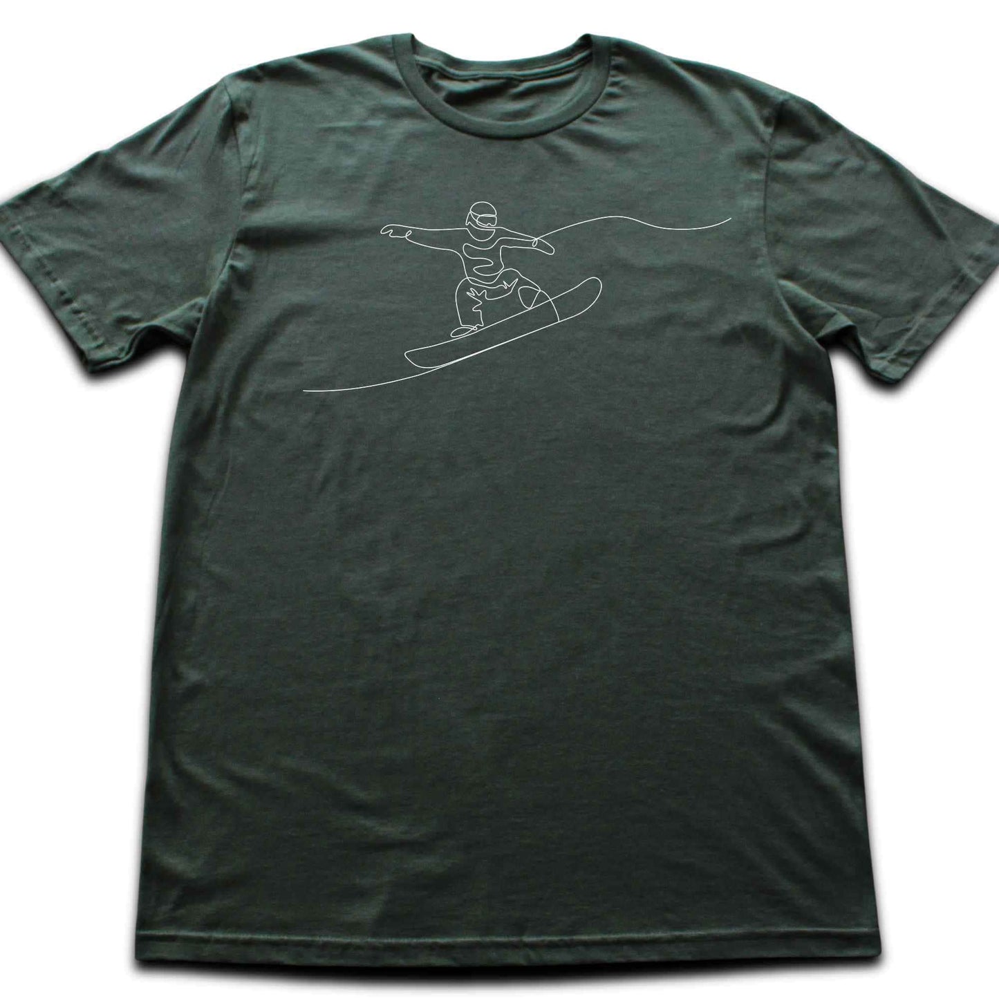 Snowboard Line Art T-shirt