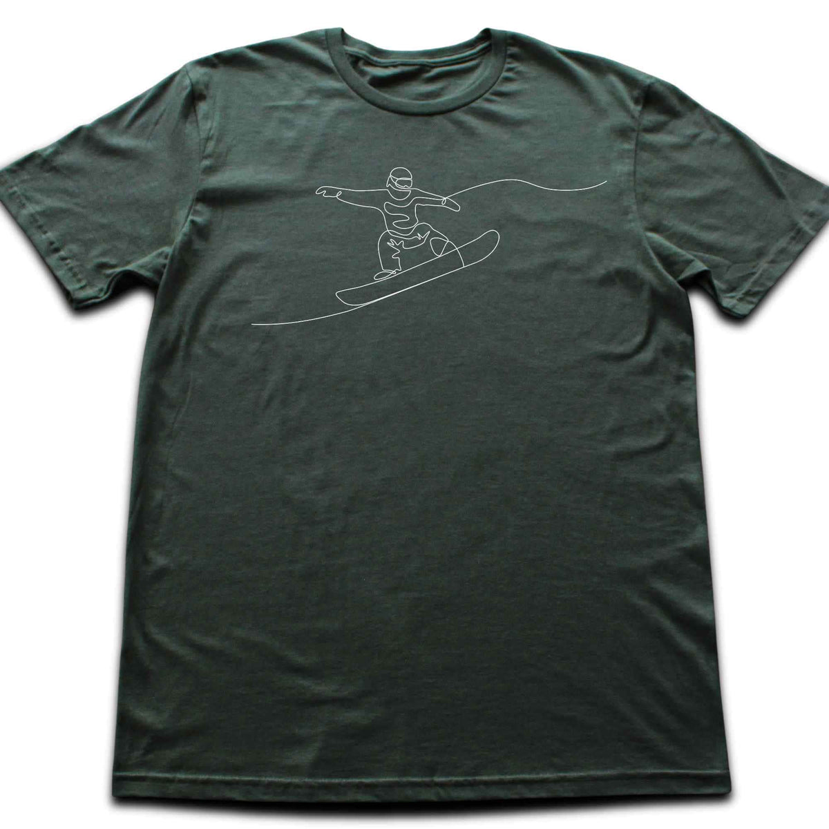 Snowboard Line Art T-shirt