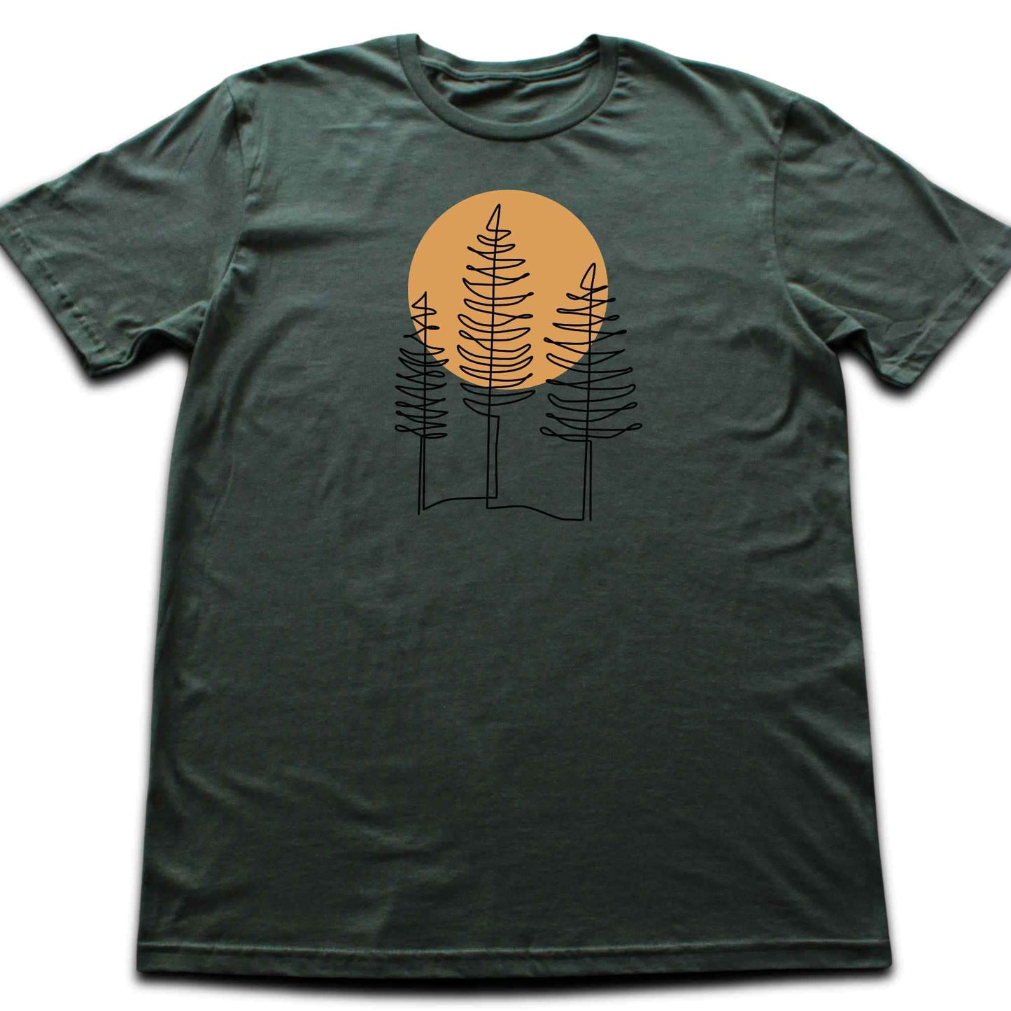 Line art Trees T-shirt