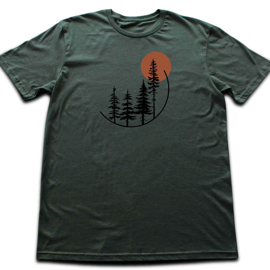 Round Trees Landscape T-shirt
