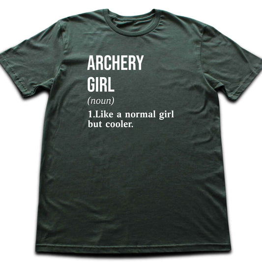 Archery Girl Definition T-shirt