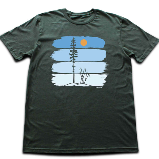 Gradient Ski Best Spot T-shirt