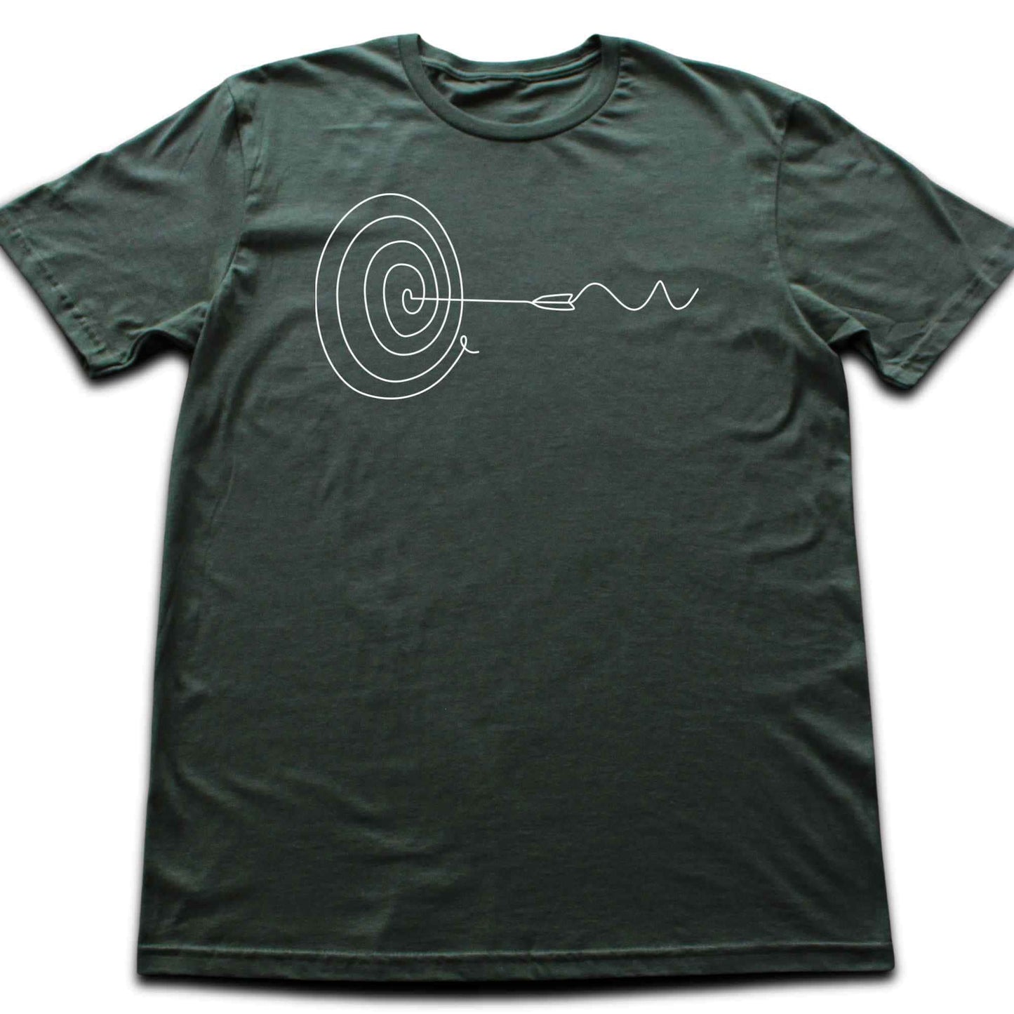 Target and Arrow Line Art T-shirt