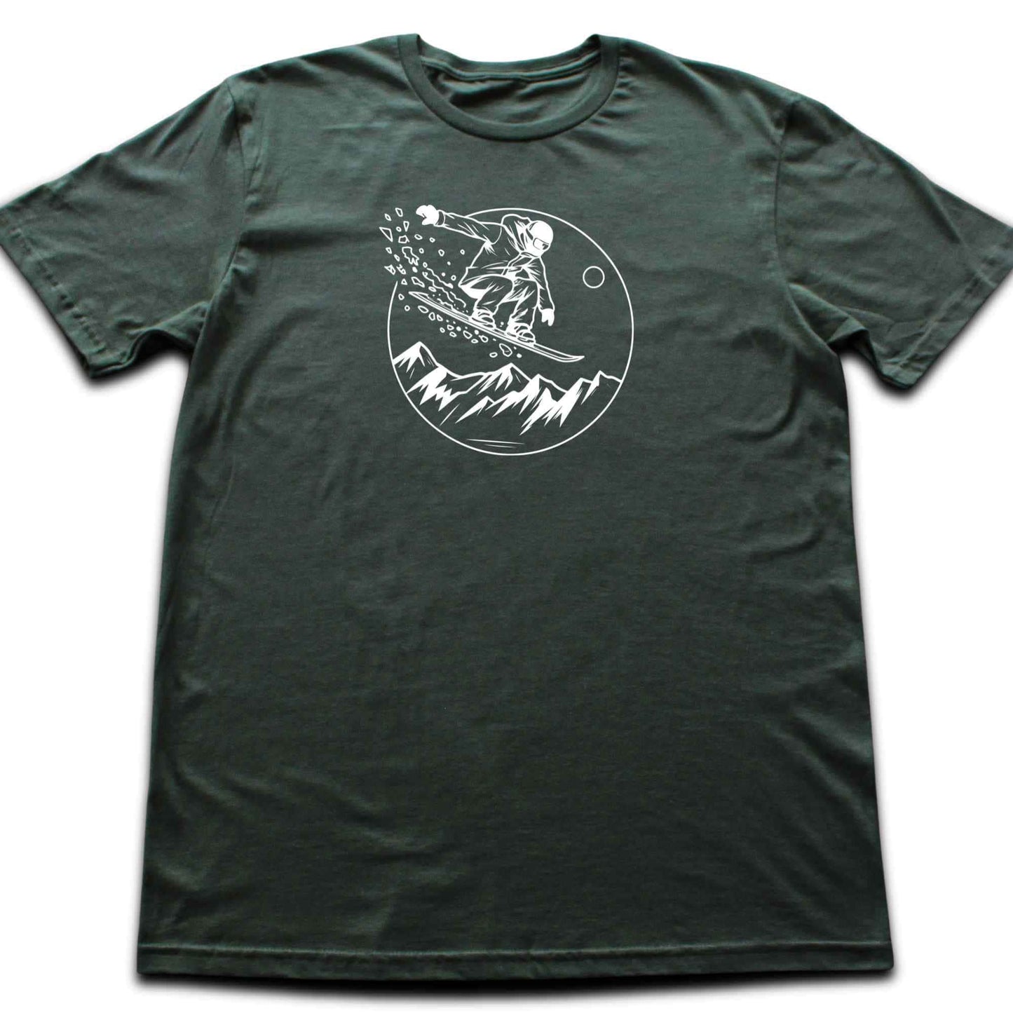 Snowboarder Round T-shirt