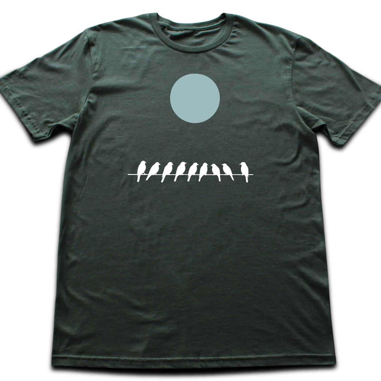 Birds On Power Line T-shirt