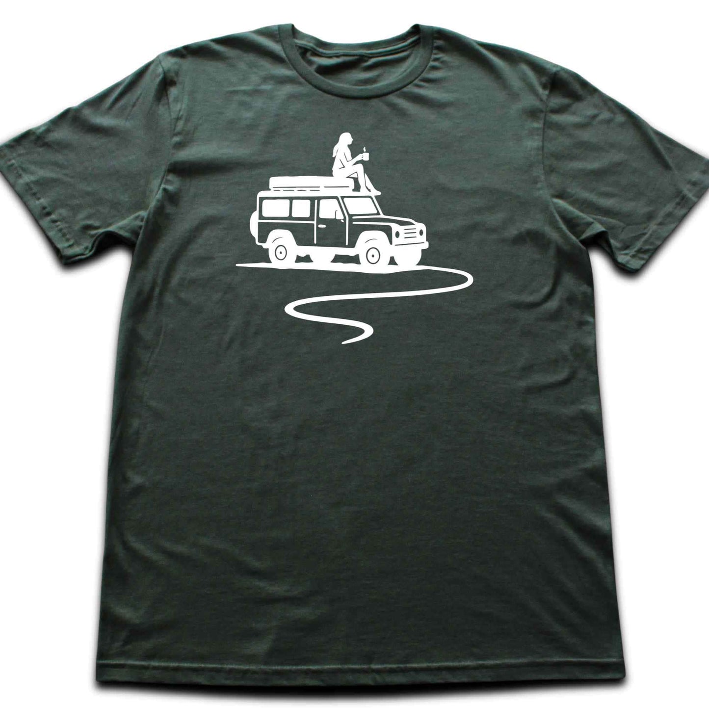 Jeep And Coffee T-shirt