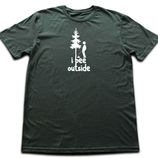 I Pee Outside, dude T-shirt