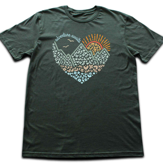 Floral Heart Adventure T-shirt