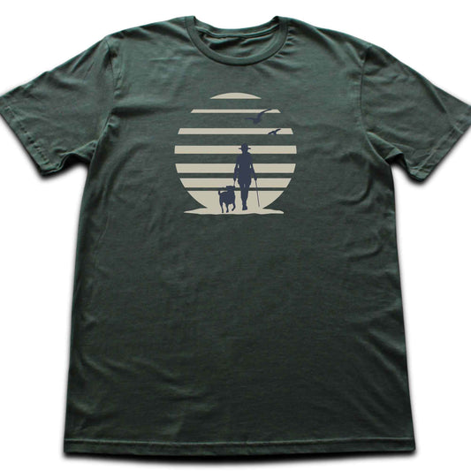 Hiking Girl and Dog T-shirt