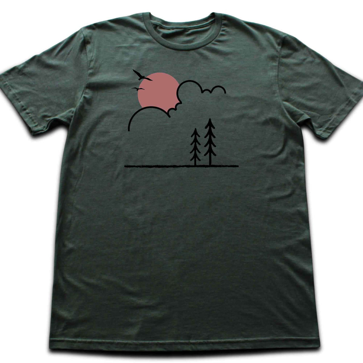 Sun And Cloud Minimalist T-shirt