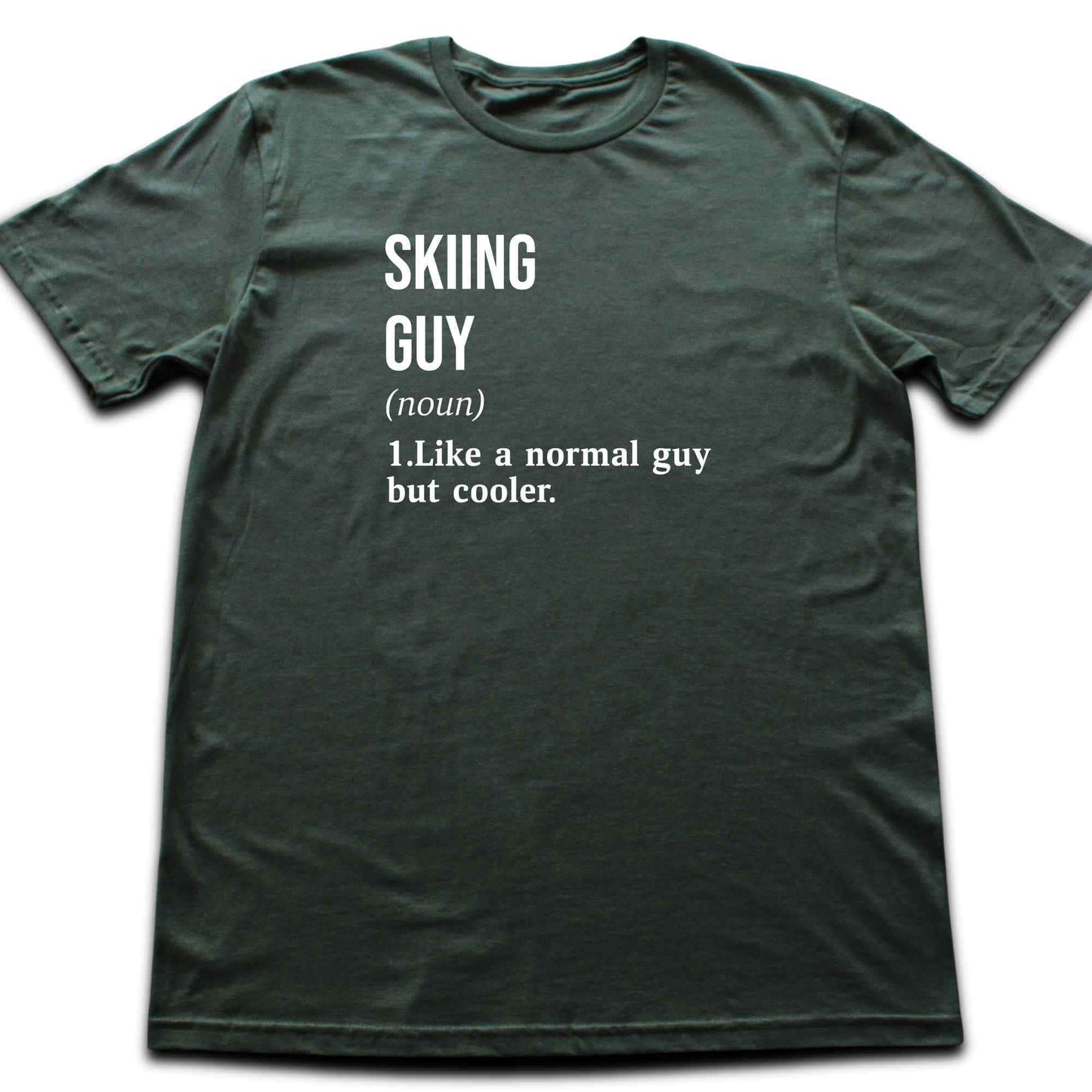 Skiing Guy Definition T-shirt