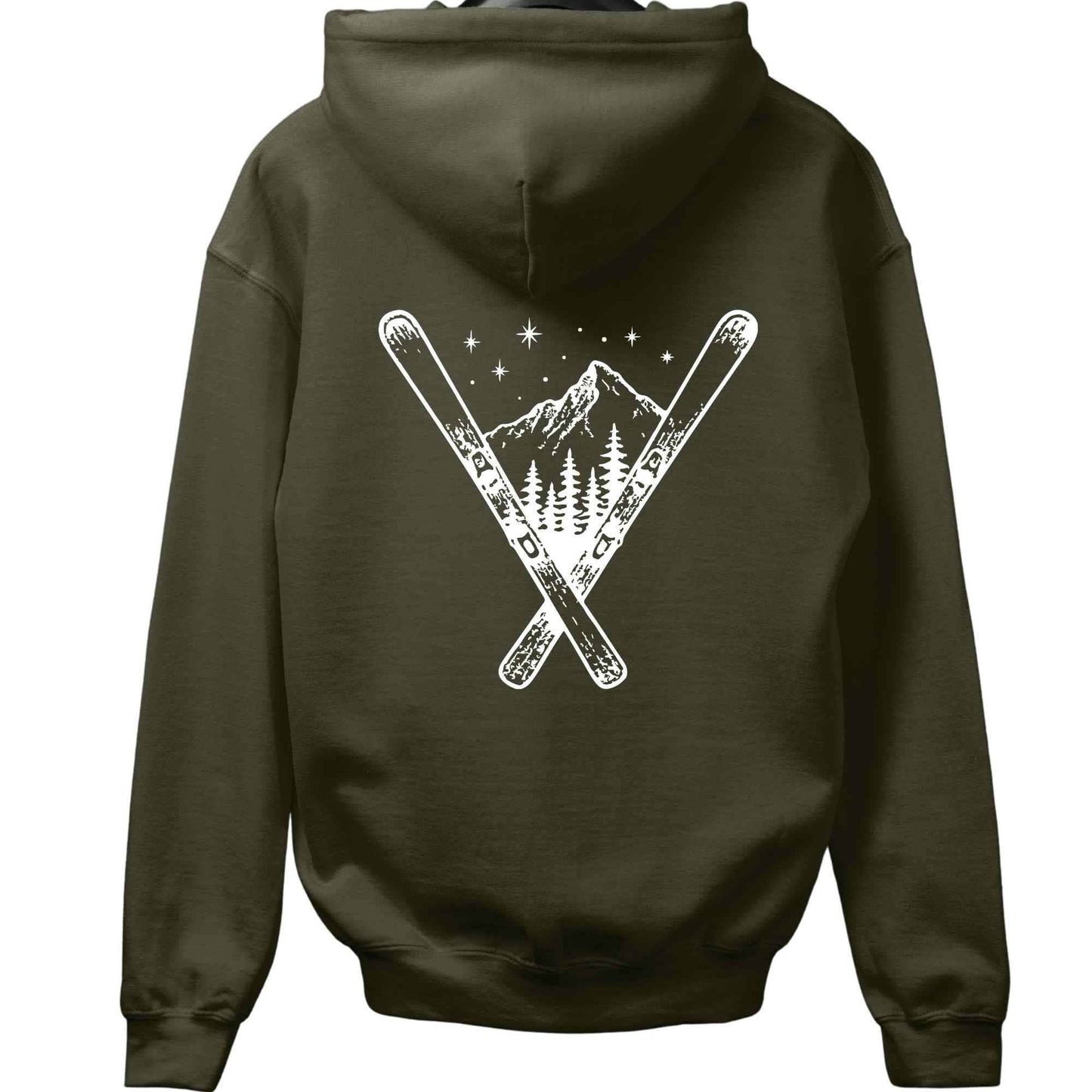 Ski Cross Back-Print Hoodie