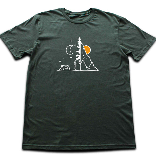 Camp In The Mountain T-shirt