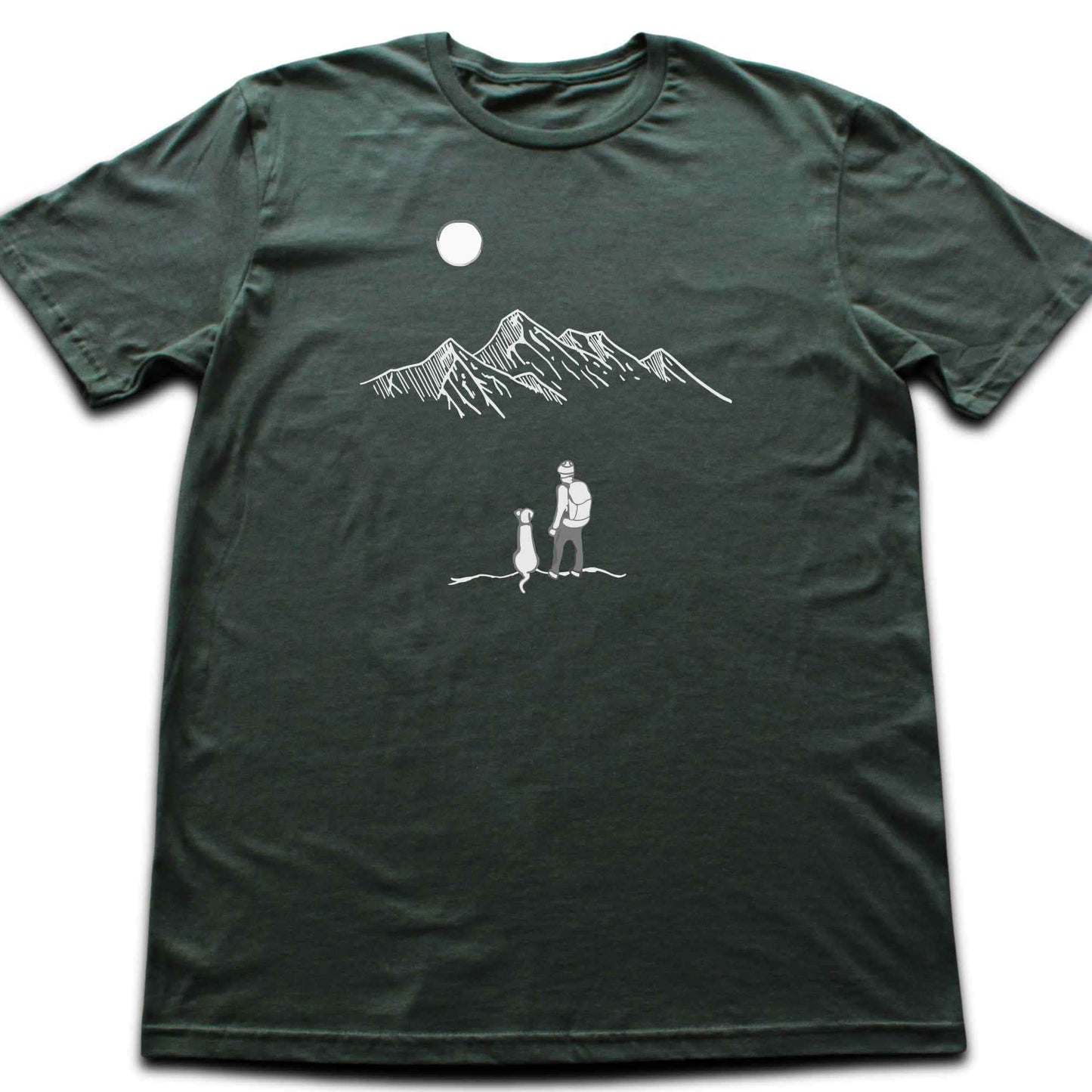 Hike With The Dog (Man) T-shirt