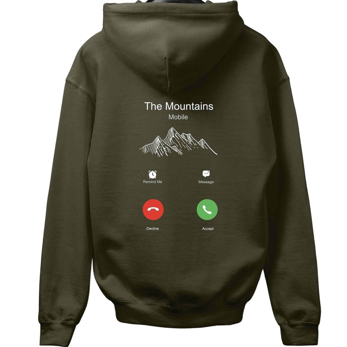 The Mountains Call Back-Print Hoodie
