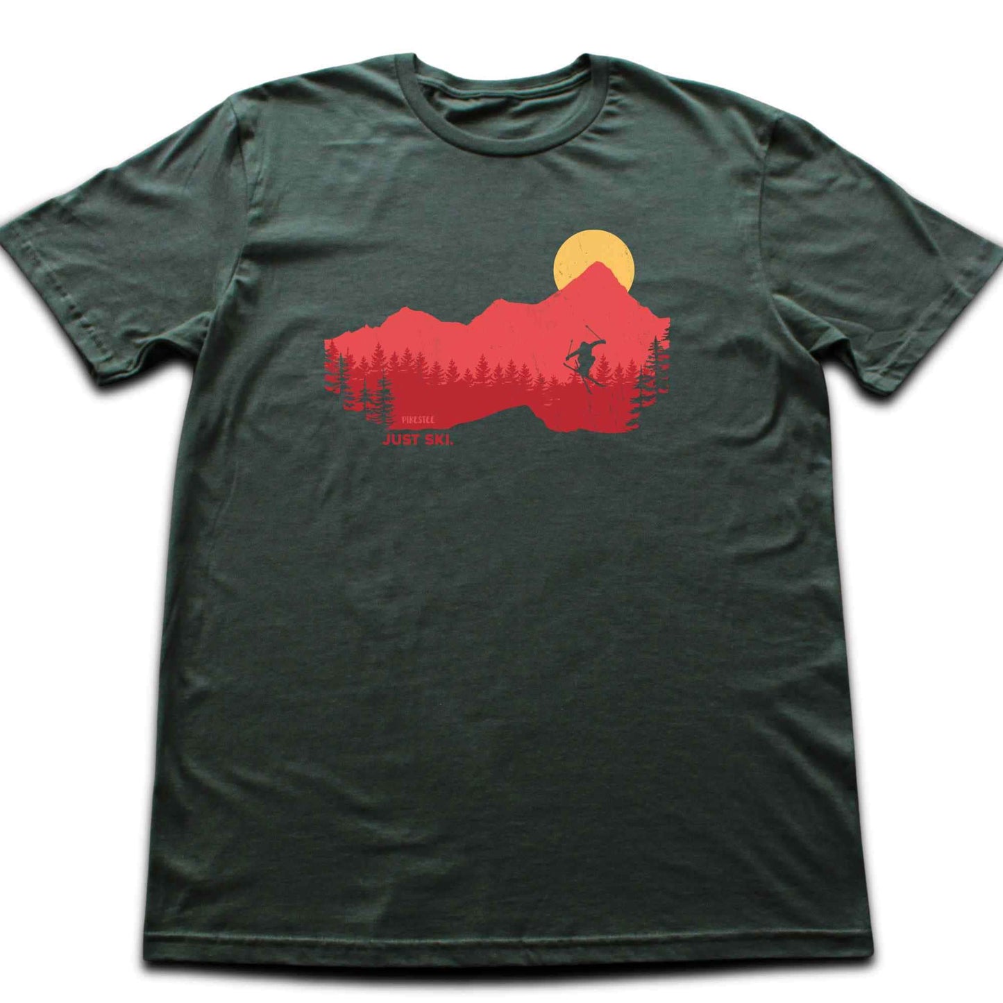 Just Ski Jump Landscape T-shirt