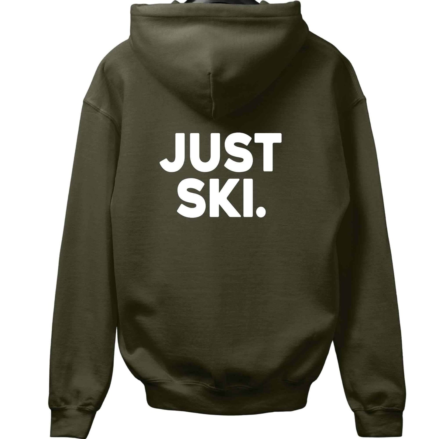 Just Ski Back-Print Hoodie