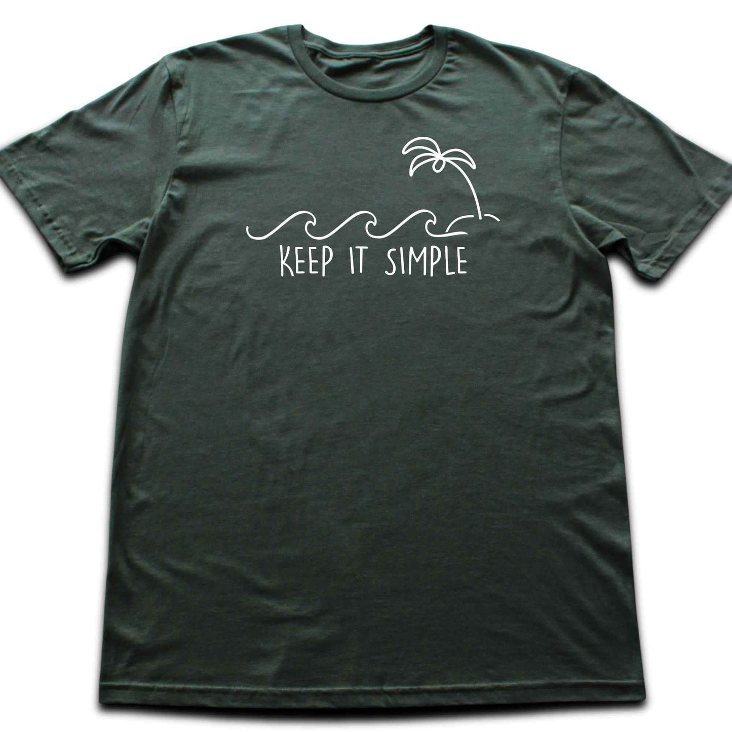 Keep It Simple Beach Graphic T-shirt