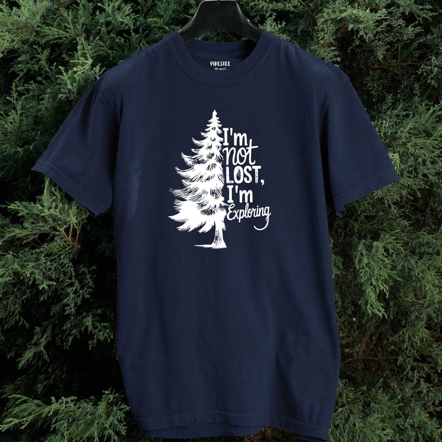 "I'm Not Lost, I'm Exploring" graphic T-shirt