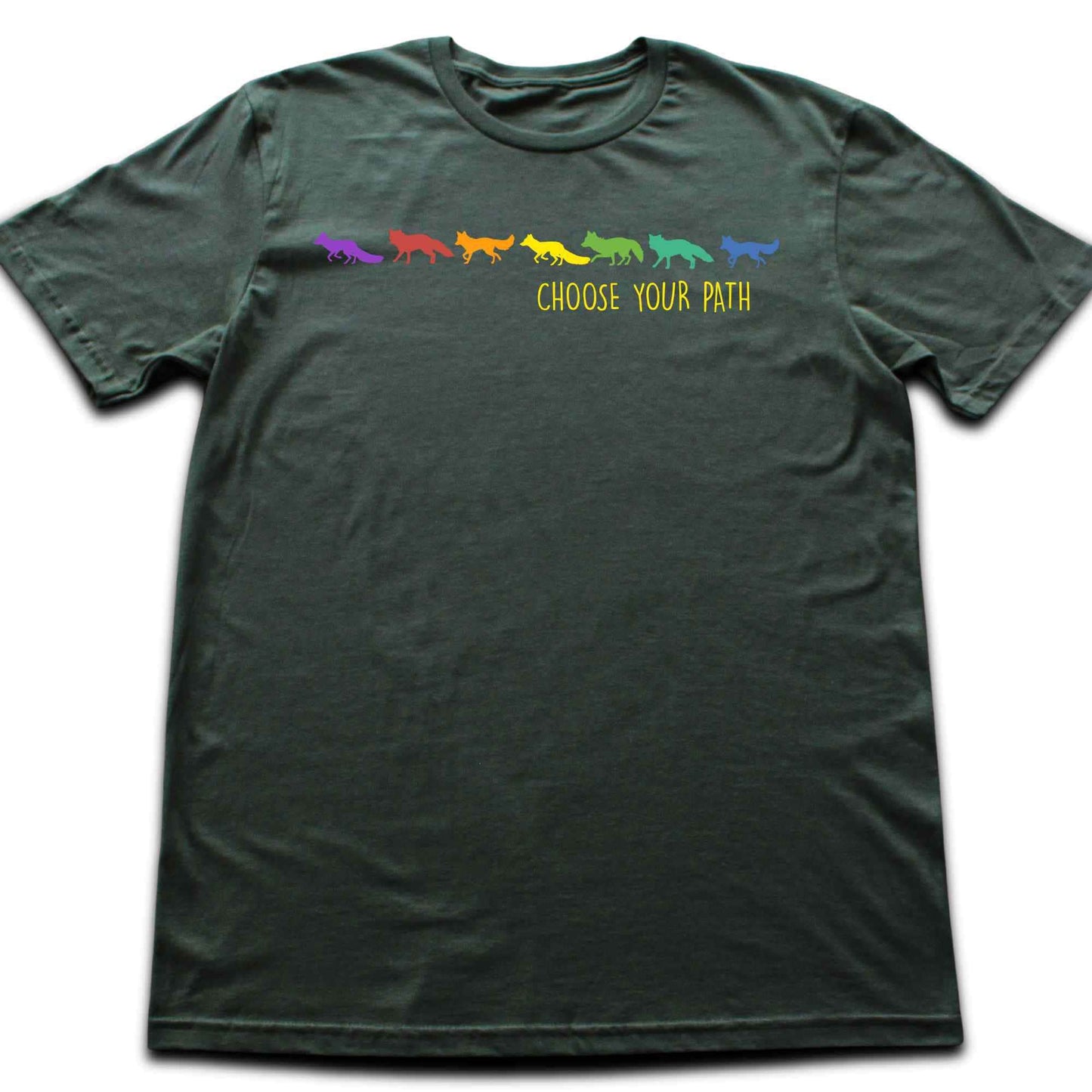 Choose Your Path Foxes T-shirt