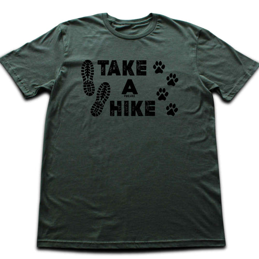 Take a Hike FootPrints T-shirt