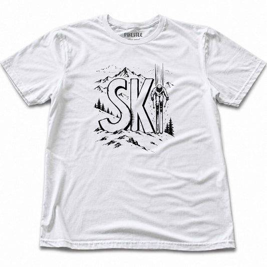 Ski T-shirt - White