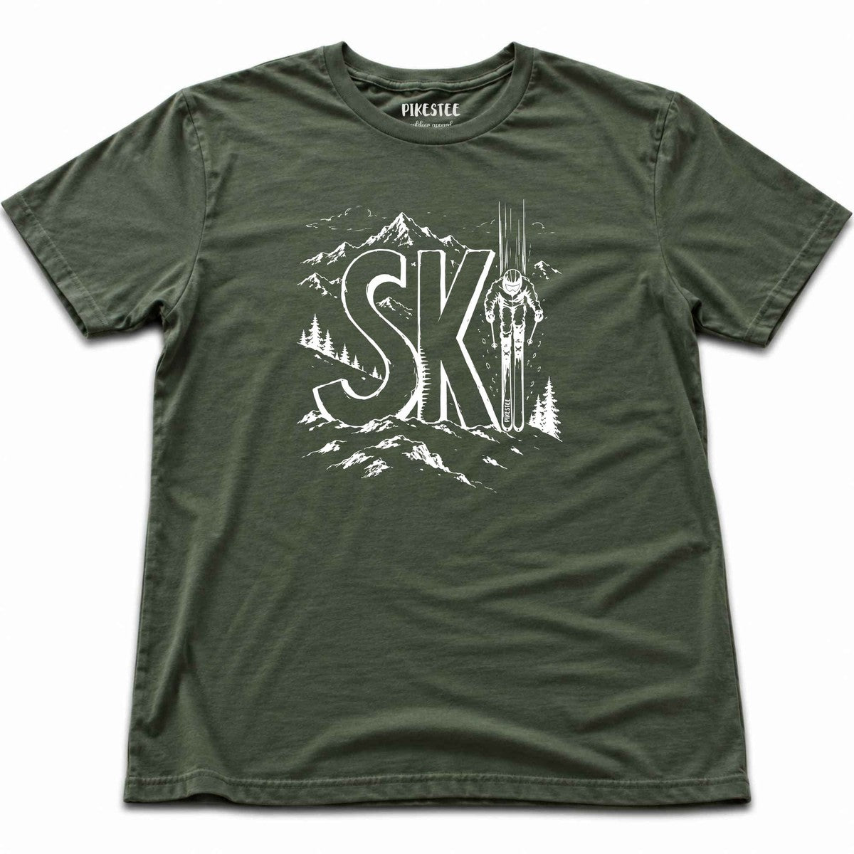 Ski T-shirt - Military Green